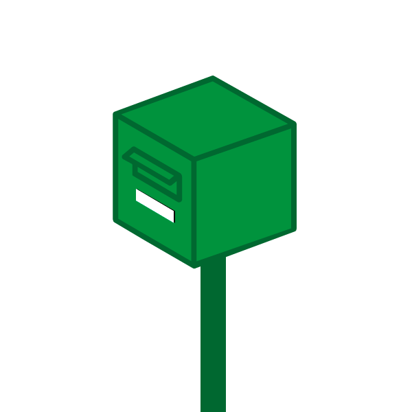 Etiquette boite aux lettres