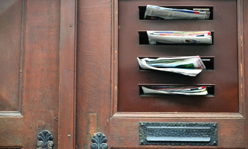 boite aux lettres publicite