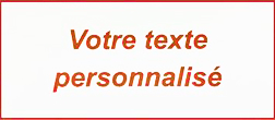 Plaque gravée PVC BLANCHE TEXTE ROUGE